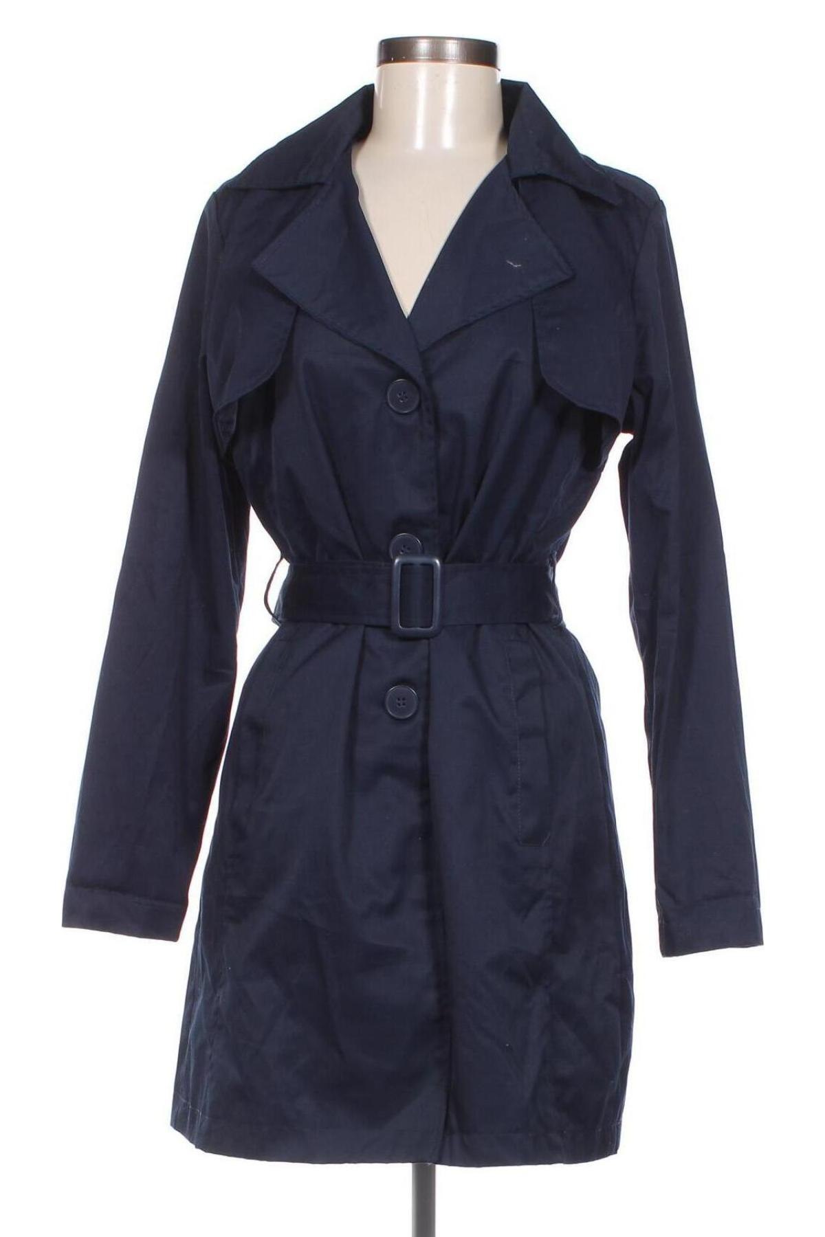 Trench de femei Blue Motion, Mărime S, Culoare Albastru, Preț 111,02 Lei