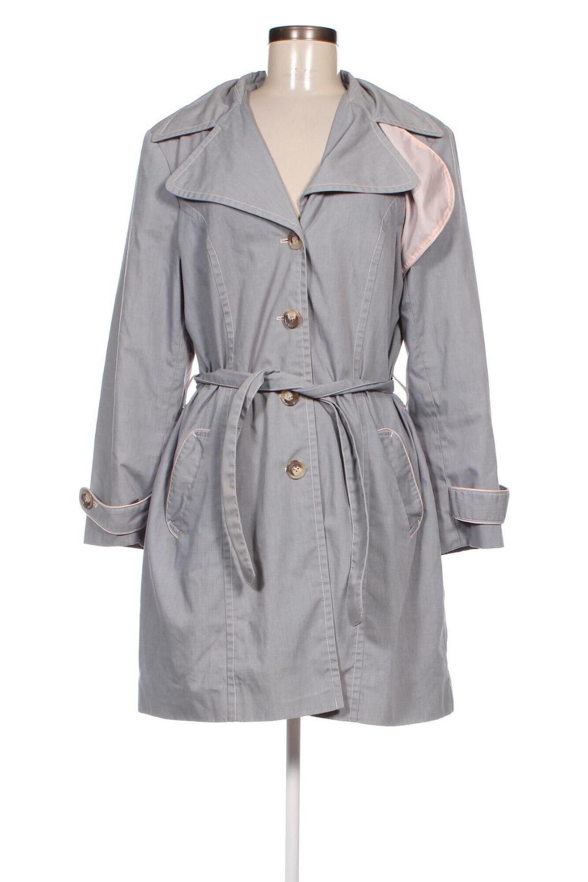 Damen Trench Coat H&M, Größe XL, Farbe Blau, Preis € 26,79