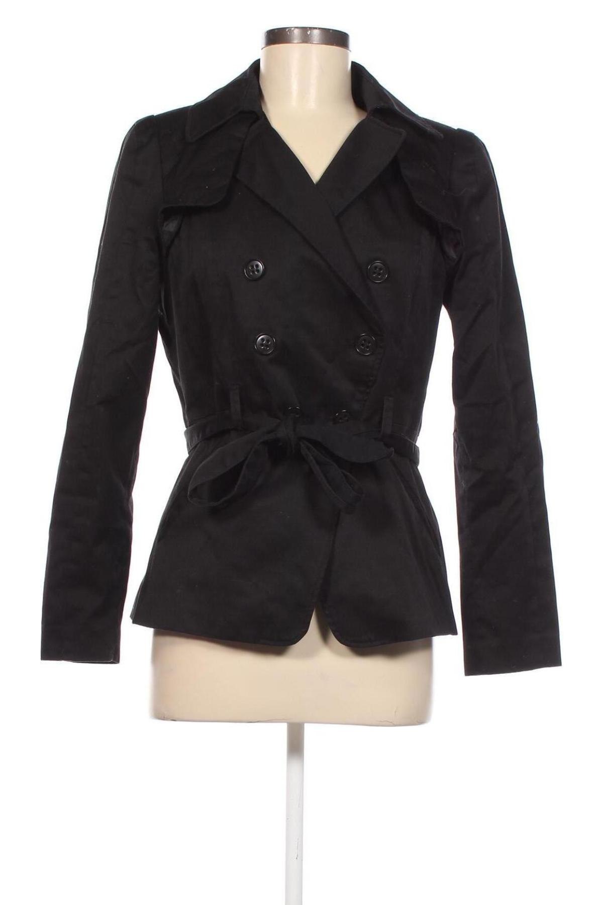 Damen Trench Coat H&M, Größe M, Farbe Schwarz, Preis € 52,19