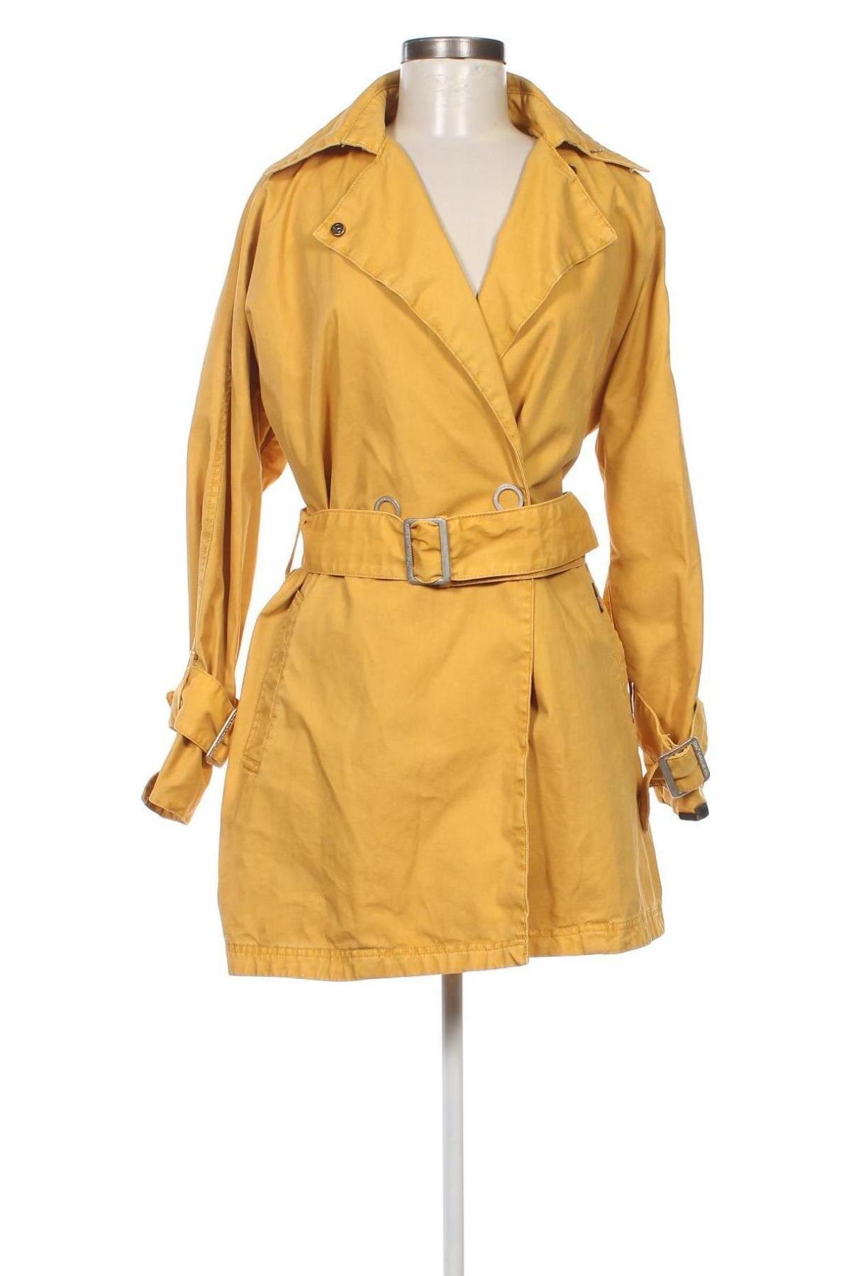 Дамски шлифер Khujo, Размер S, Цвят Жълт, Цена 53,10 лв.