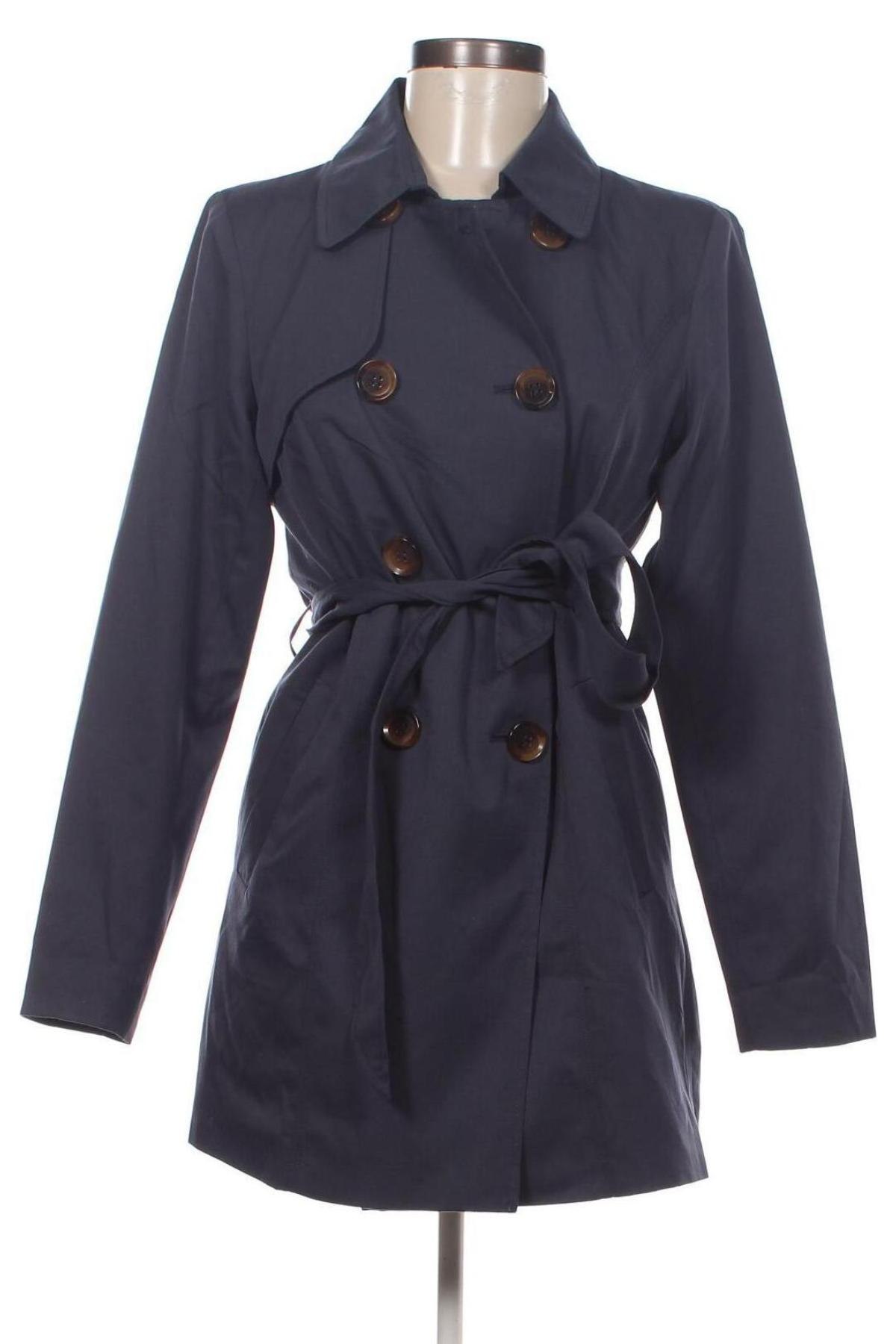 Damen Trench Coat ONLY, Größe XS, Farbe Blau, Preis € 10,02