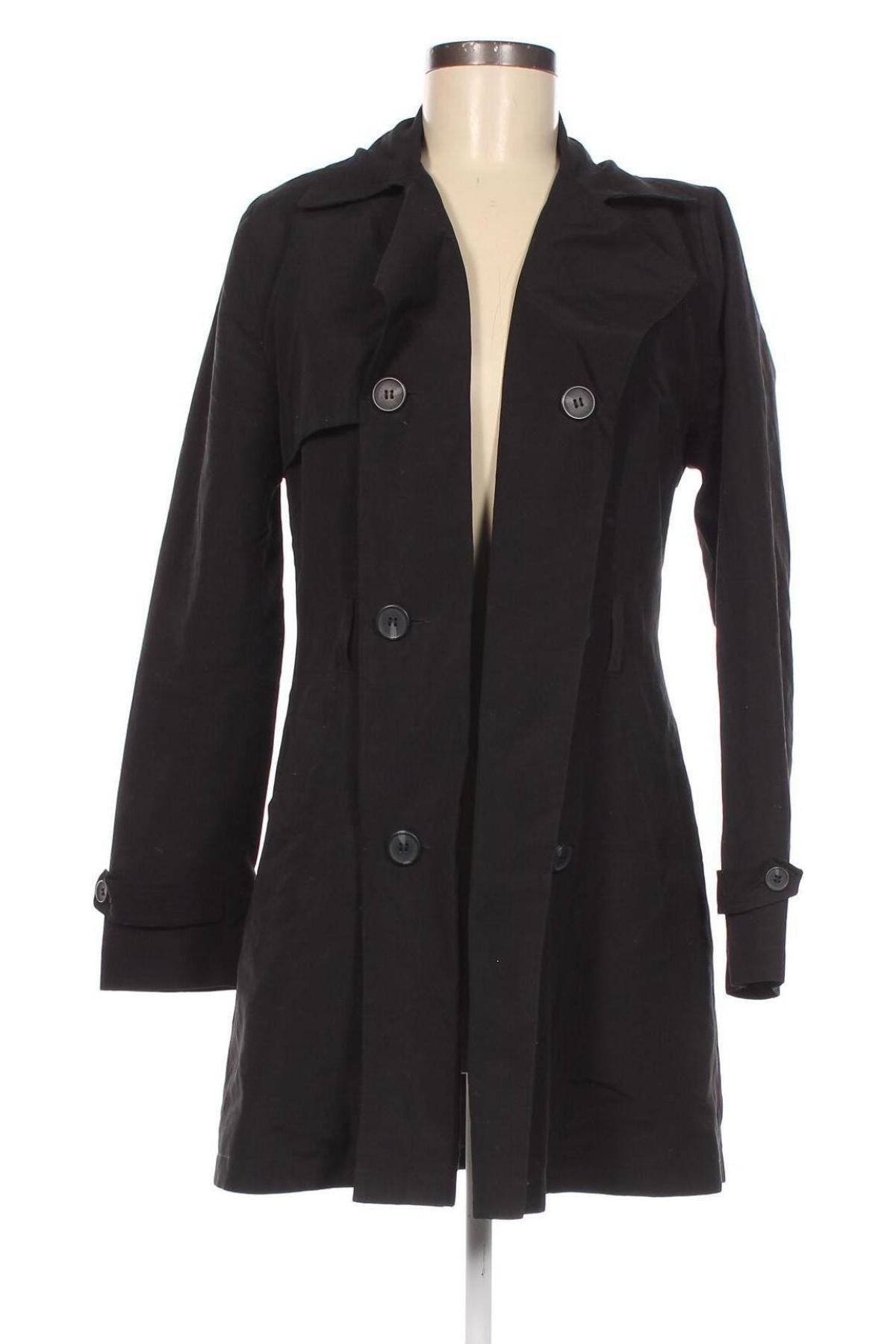 Damen Trench Coat Primark, Größe M, Farbe Schwarz, Preis € 5,49