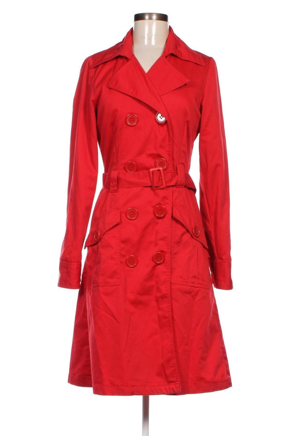 Damen Trenchcoat Vero Moda, Größe M, Farbe Rot, Preis 24,55 €