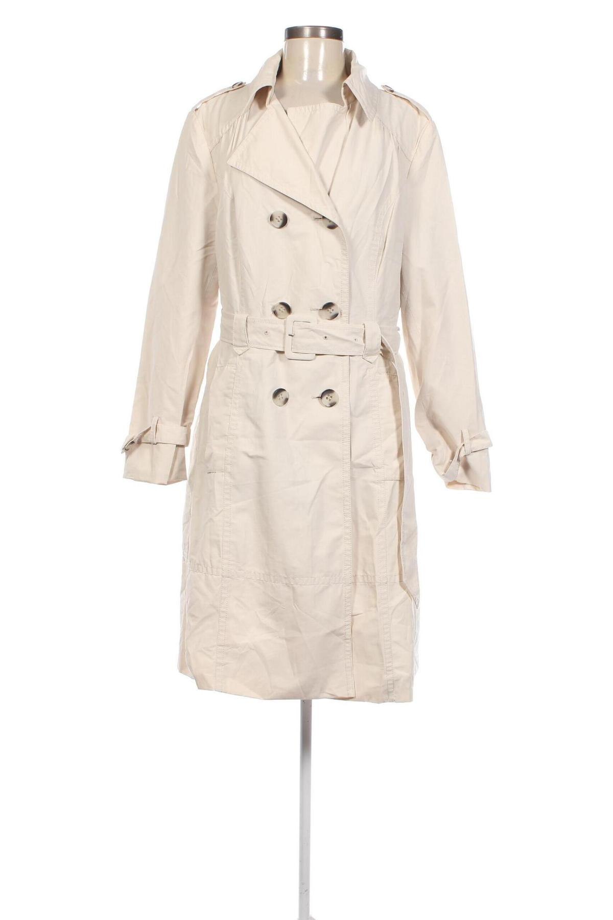 Damen Trenchcoat Yessica, Größe L, Farbe Ecru, Preis 26,10 €