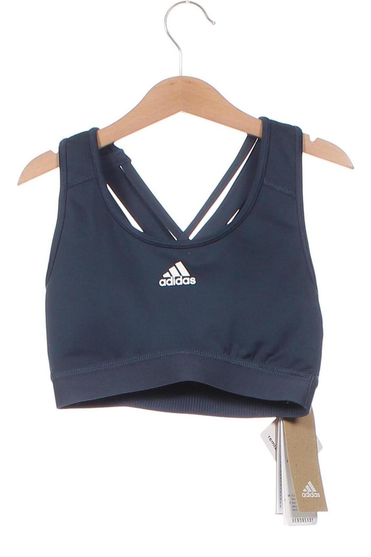 Dámský sportovní top  Adidas, Velikost XS, Barva Modrá, Cena  386,00 Kč