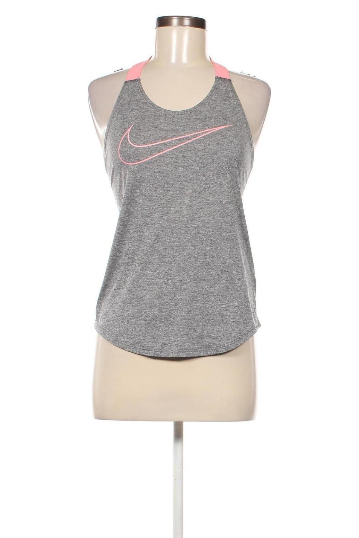 Damen Sporttop Nike, Größe M, Farbe Grau, Preis € 17,39