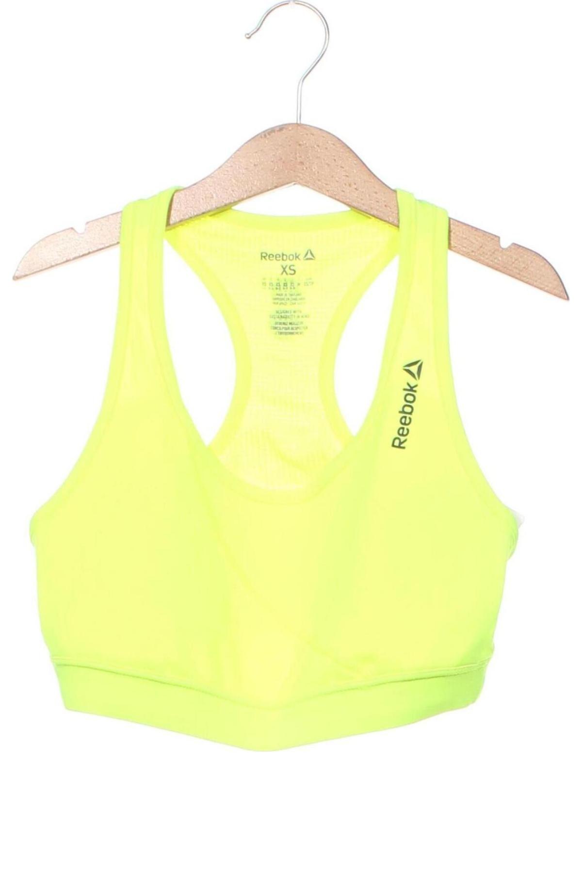 Top sport de damă. Reebok, Mărime XS, Culoare Verde, Preț 52,20 Lei