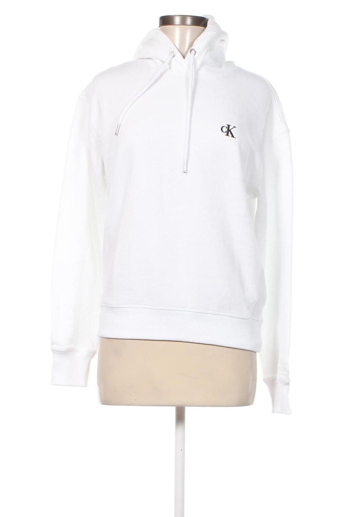 Γυναικείο φούτερ Calvin Klein Jeans, Μέγεθος M, Χρώμα Λευκό, Τιμή 88,66 €