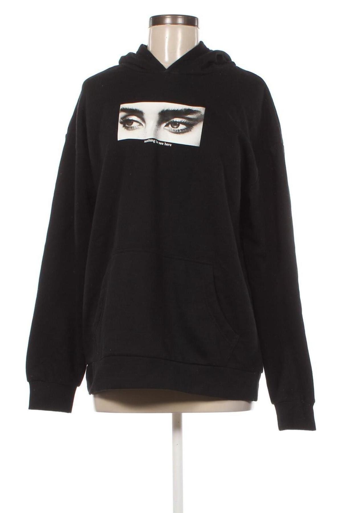 Damen Sweatshirt Cropp, Größe L, Farbe Schwarz, Preis 7,42 €