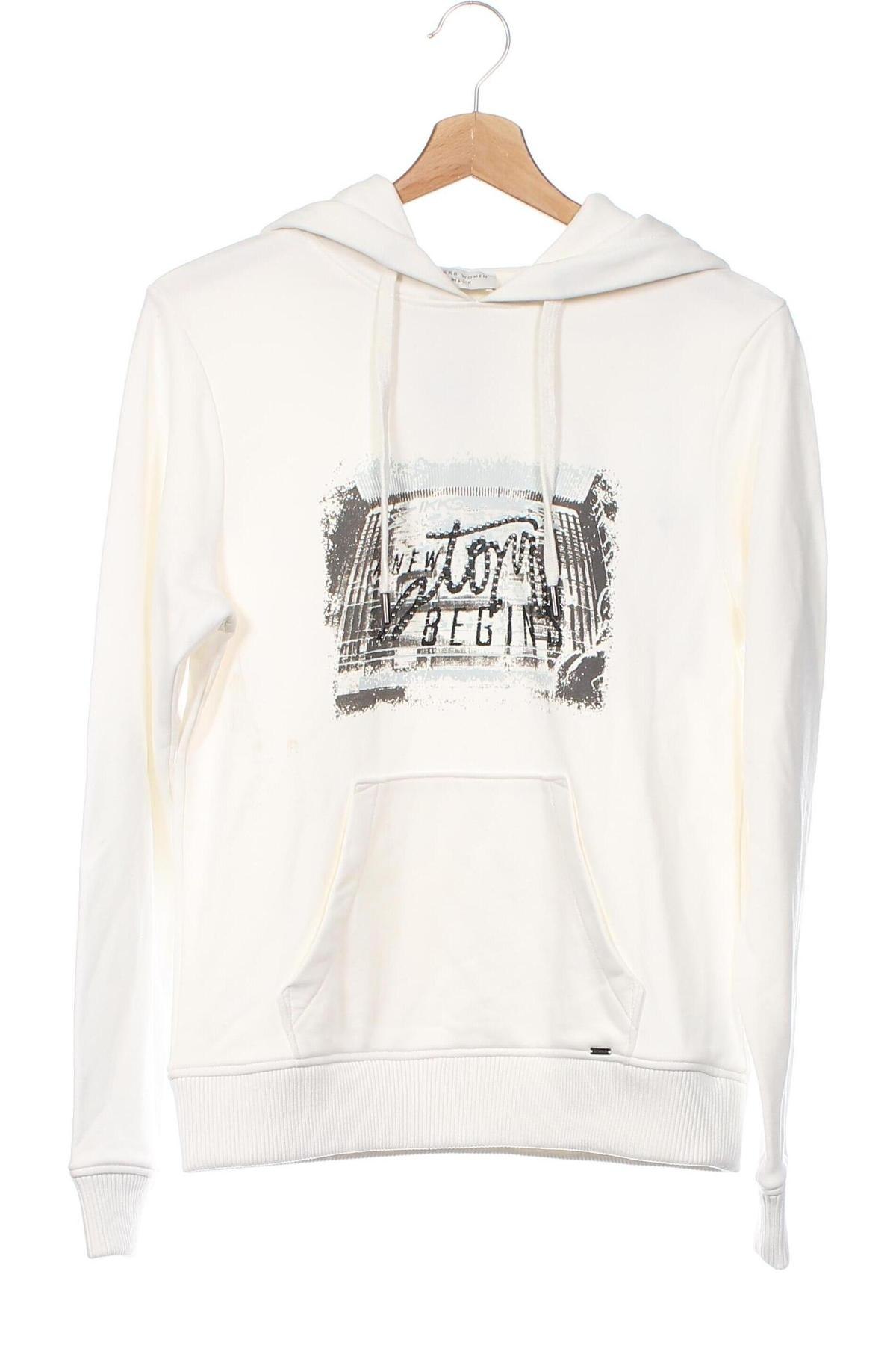 Damen Sweatshirt IKKS, Größe XS, Farbe Weiß, Preis 29,82 €