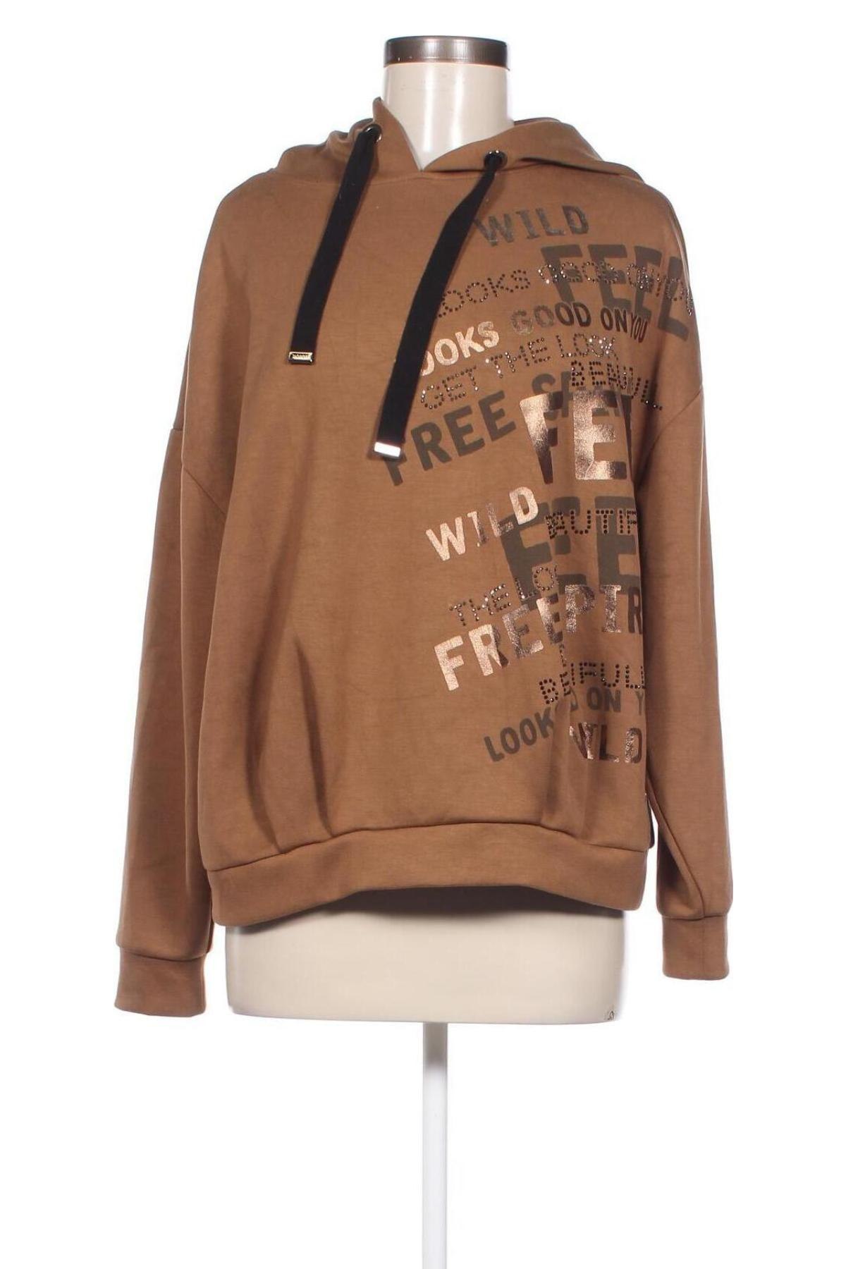 Damen Sweatshirt Monari, Größe L, Farbe Braun, Preis 26,72 €