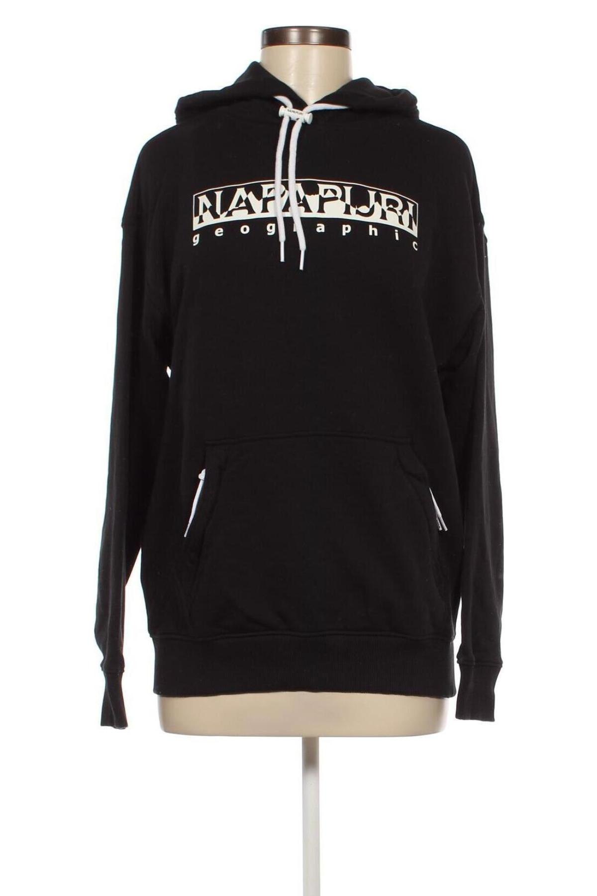 Damen Sweatshirt Napapijri, Größe L, Farbe Schwarz, Preis € 89,51