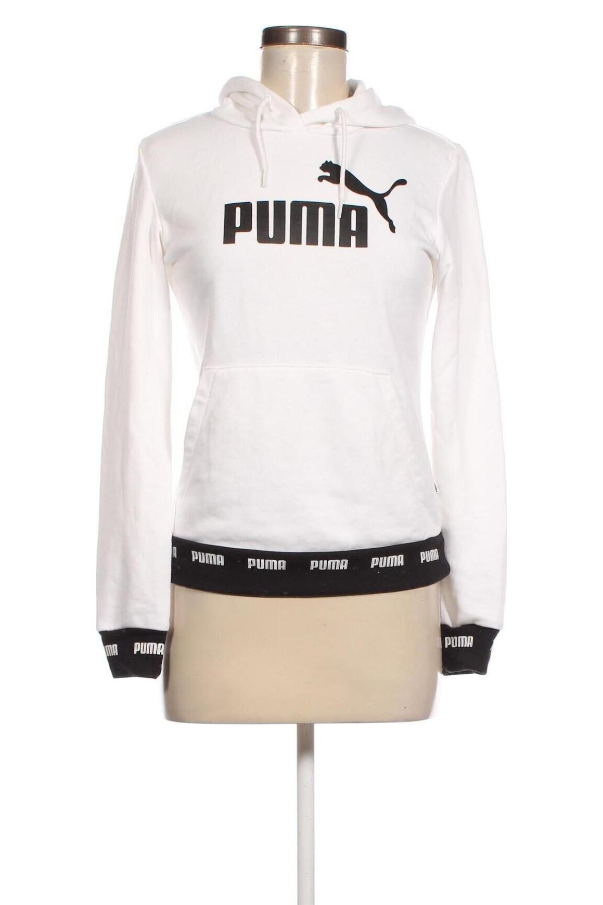 Γυναικείο φούτερ PUMA, Μέγεθος XS, Χρώμα Λευκό, Τιμή 22,27 €