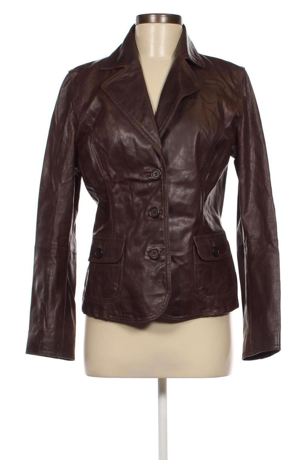 Damen Lederjacke, Größe L, Farbe Braun, Preis € 29,55