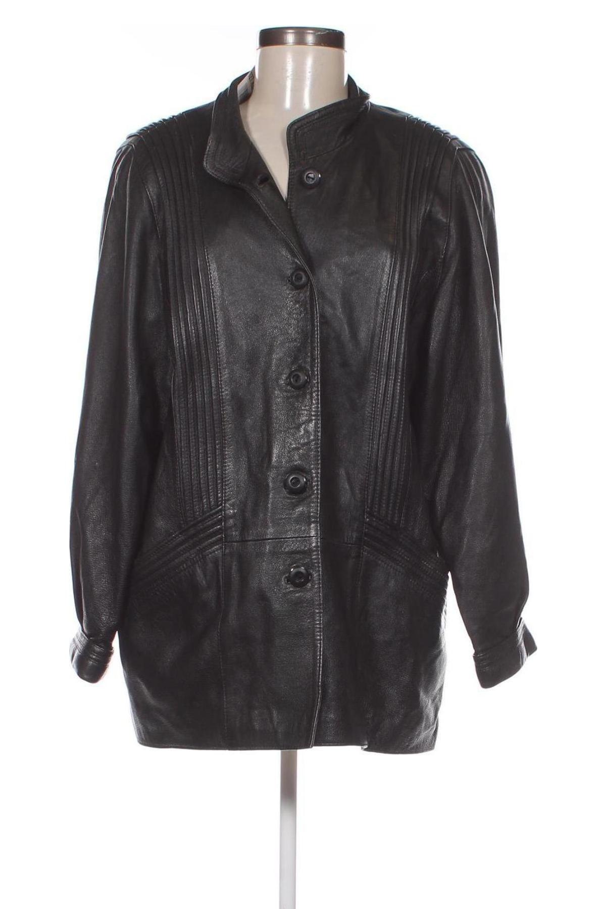 Damen Lederjacke, Größe M, Farbe Schwarz, Preis € 29,55