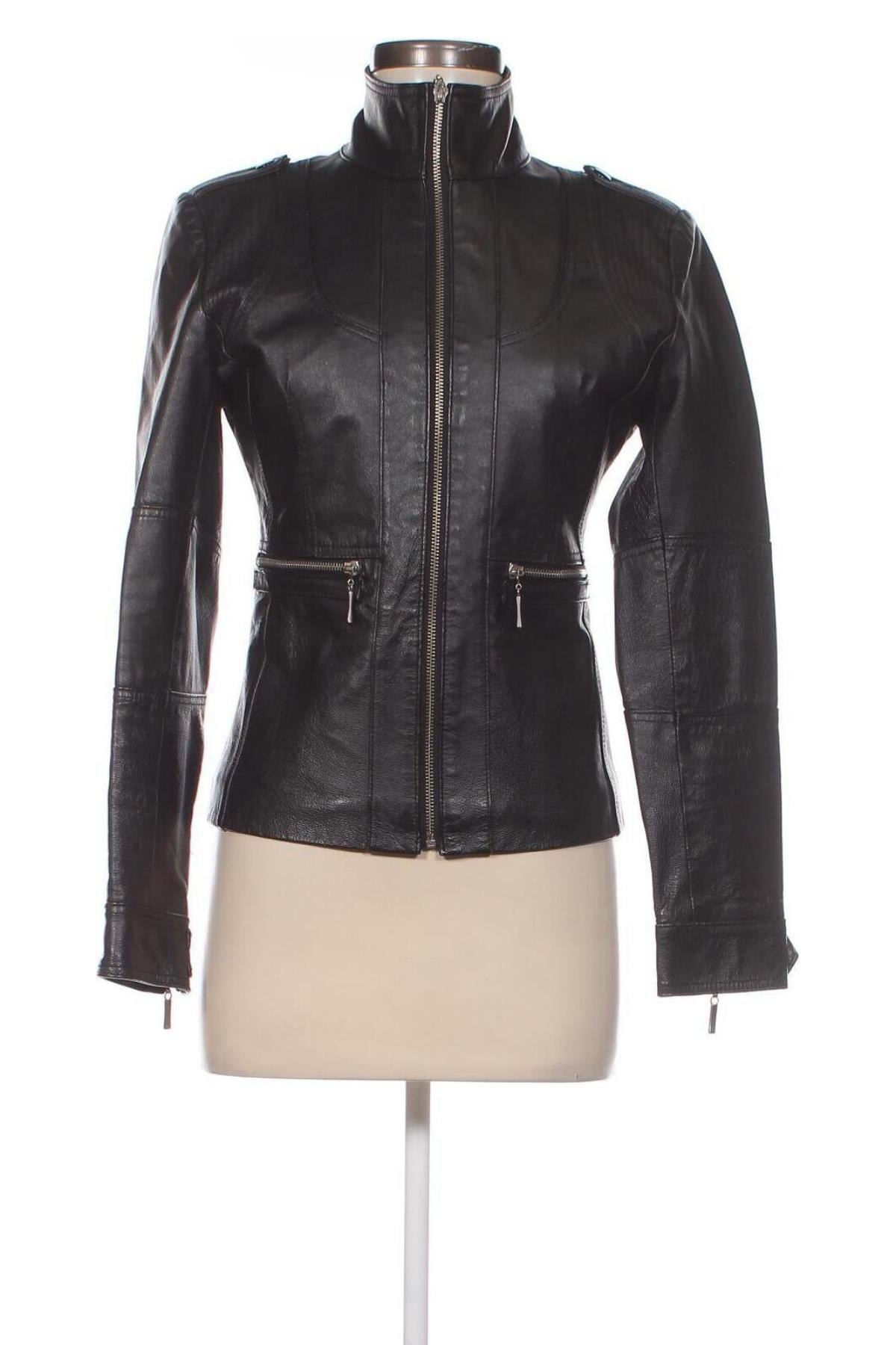 Damen Lederjacke, Größe S, Farbe Schwarz, Preis 54,73 €