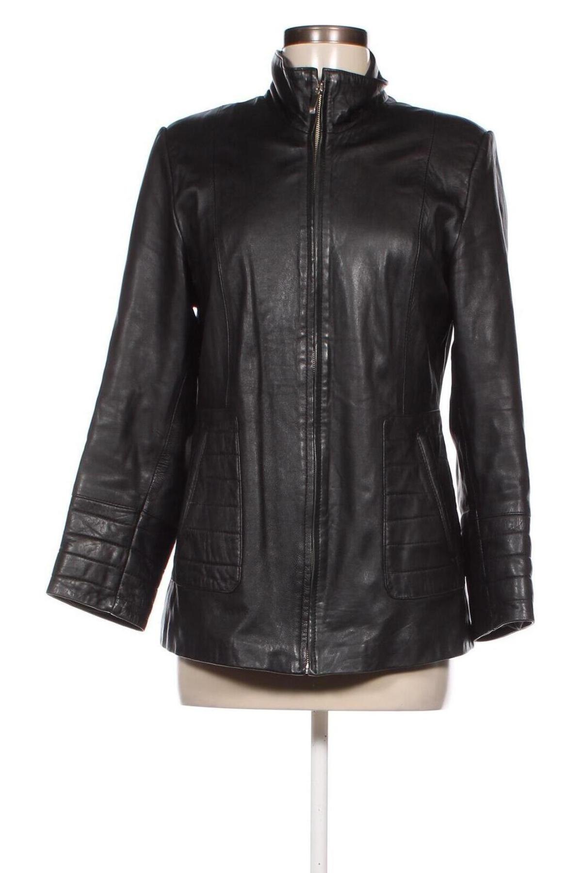 Damen Lederjacke, Größe XL, Farbe Schwarz, Preis € 41,49