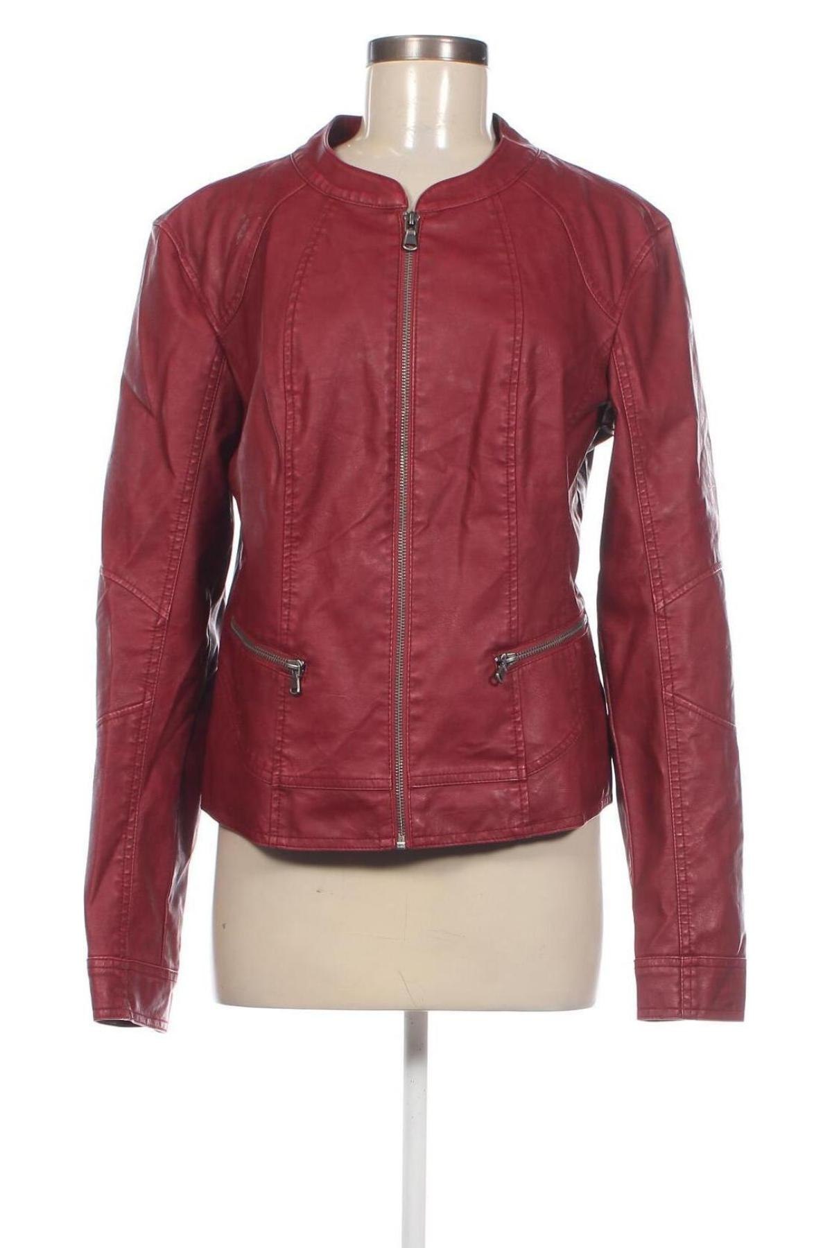 Geacă de piele pentru femei Orsay, Mărime XL, Culoare Roșu, Preț 104,77 Lei