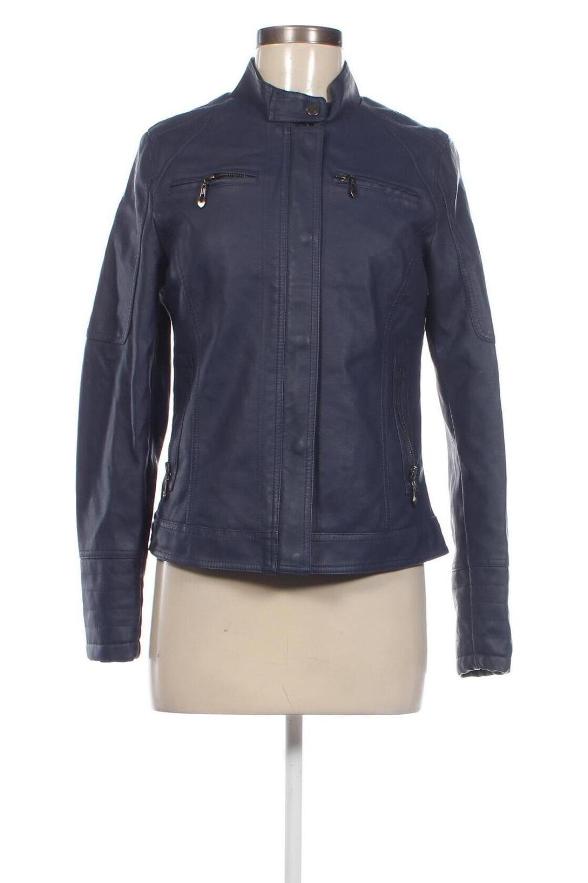 Damen Lederjacke True Spirit, Größe M, Farbe Blau, Preis € 34,10