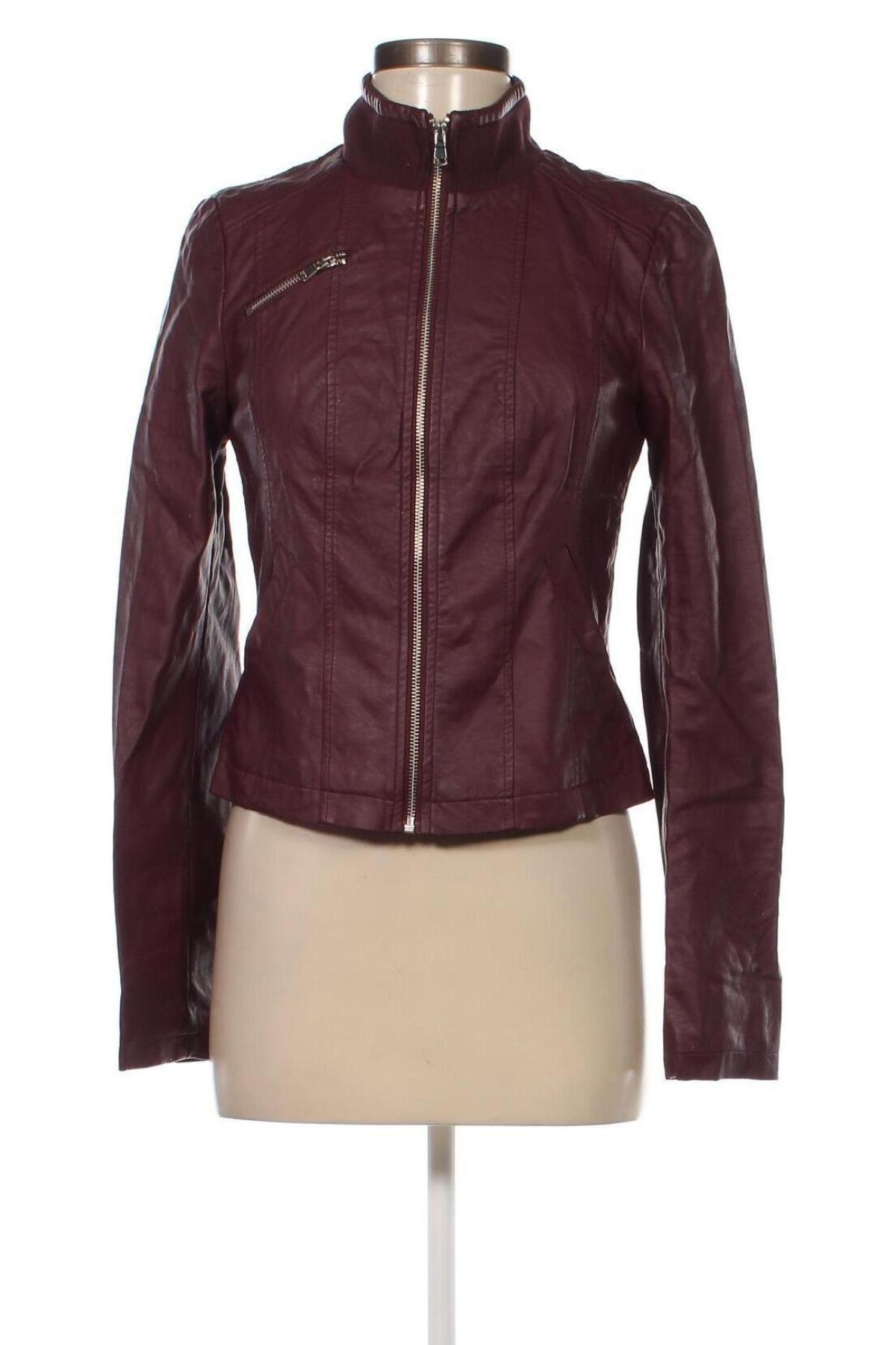 Damen Lederjacke Vero Moda, Größe S, Farbe Rot, Preis 12,84 €