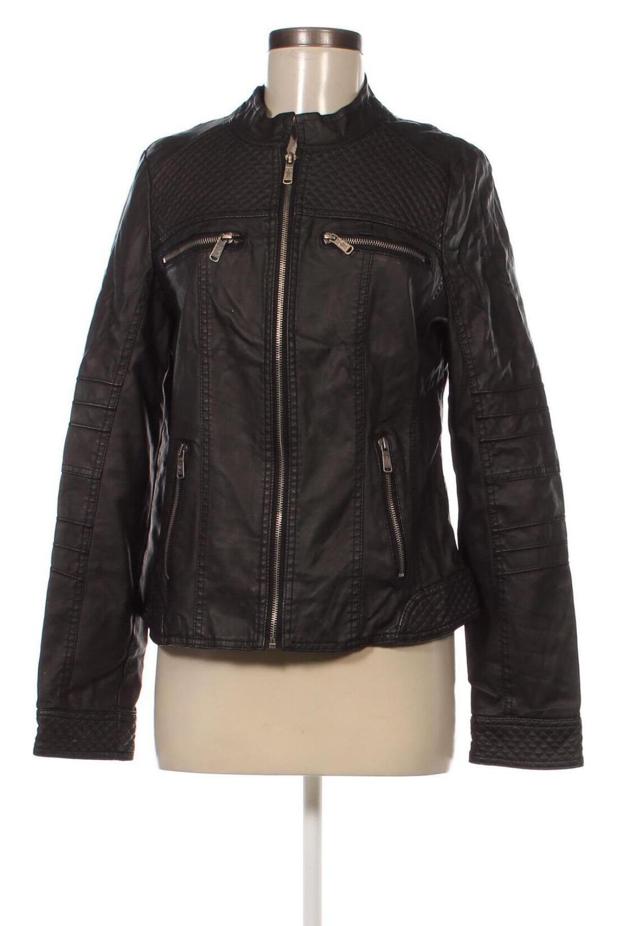 Dámska kožená bunda  Zabaione, Veľkosť M, Farba Čierna, Cena  16,59 €