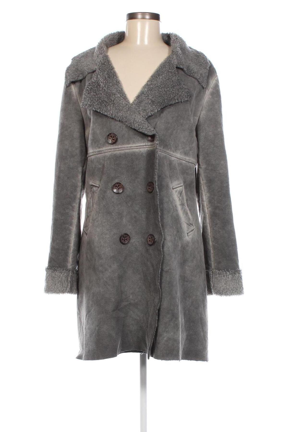 Palton de femei, Mărime XL, Culoare Gri, Preț 186,54 Lei