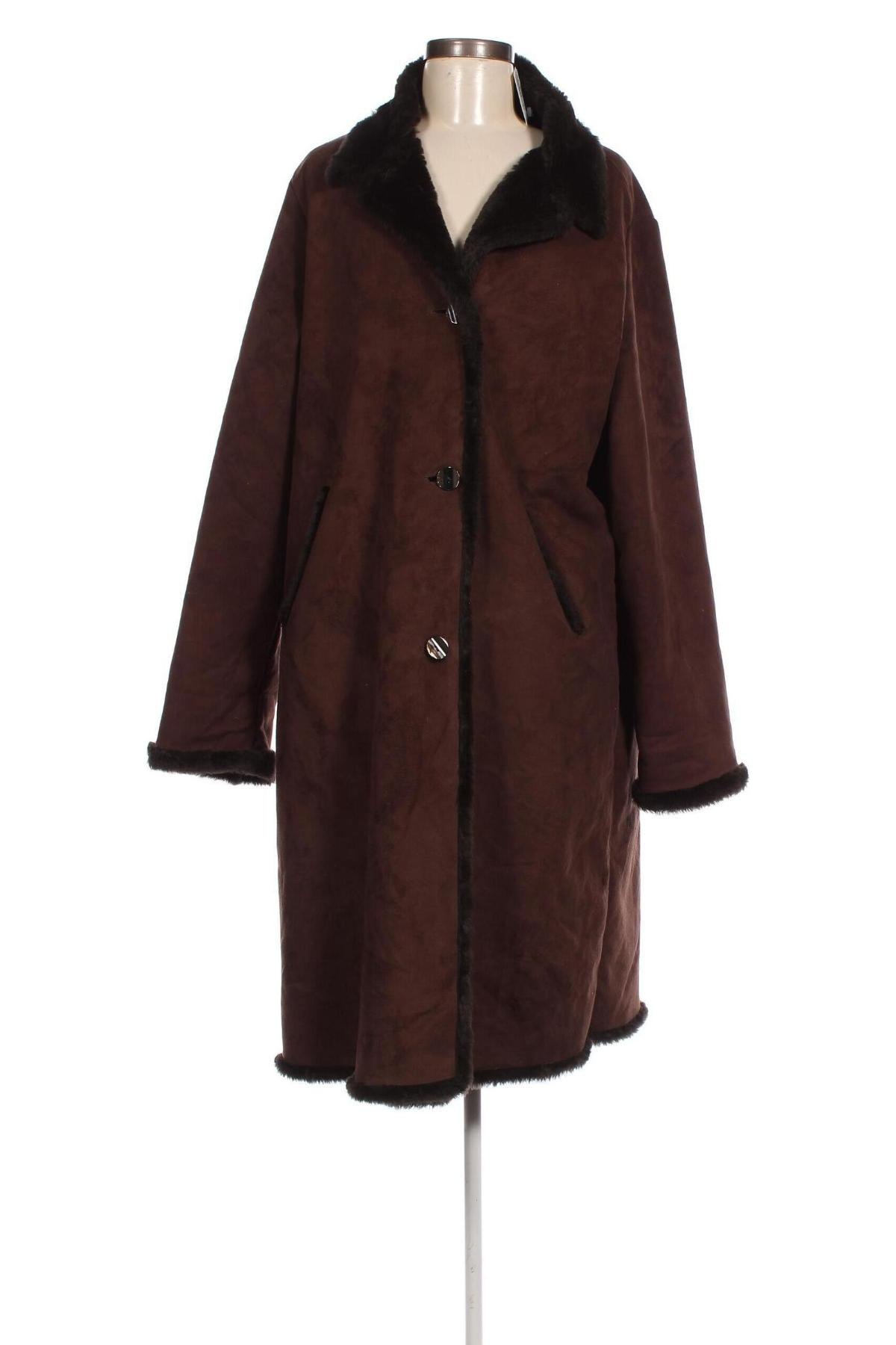 Dámský kabát , Velikost L, Barva Hnědá, Cena  802,00 Kč