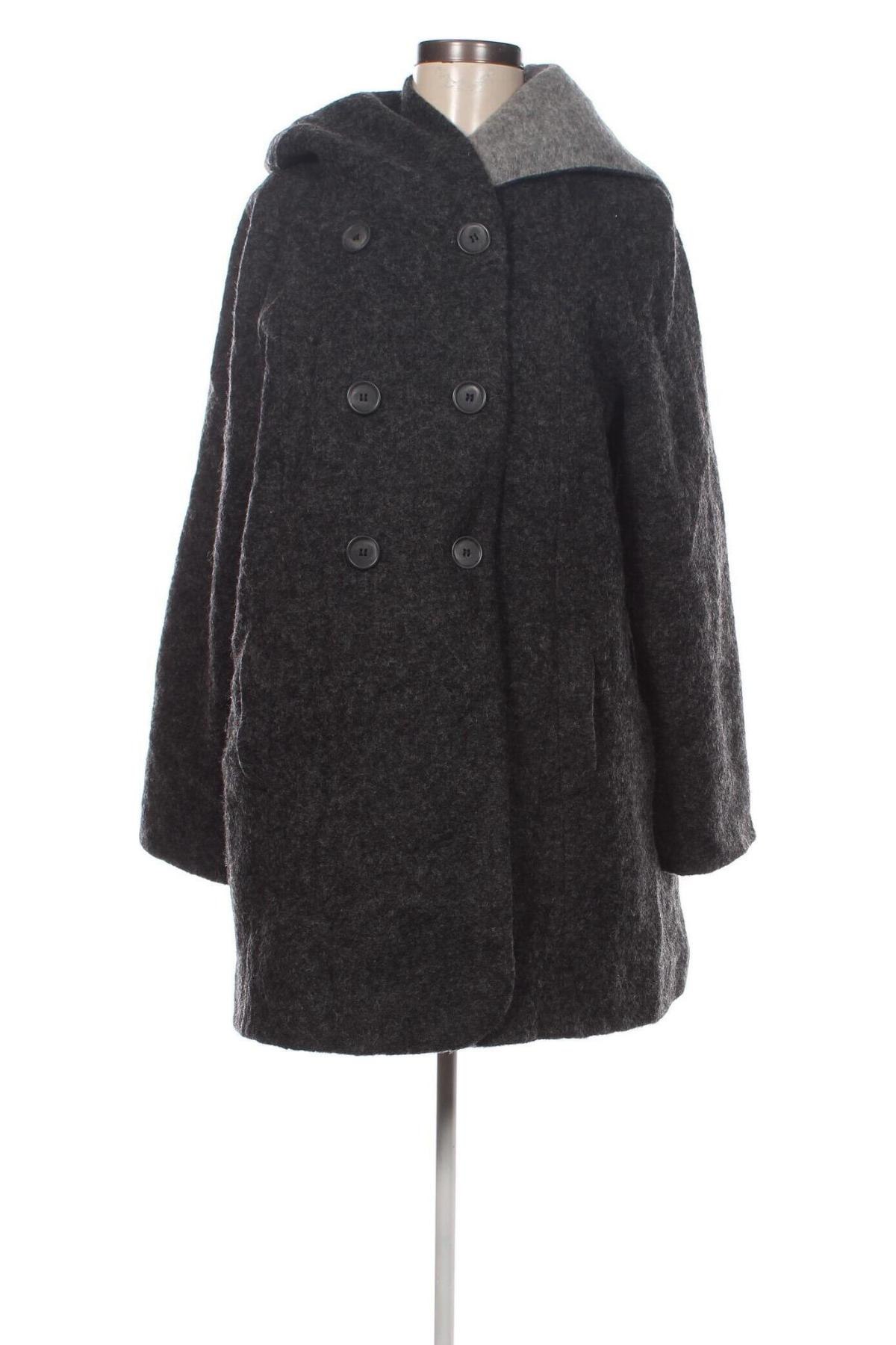 Дамско палто, Размер XL, Цвят Сив, Цена 56,71 лв.