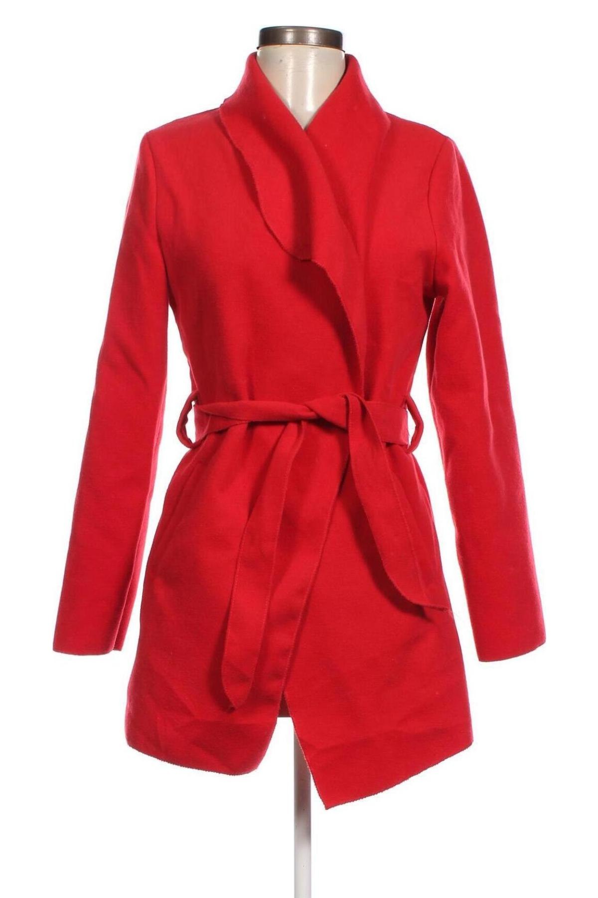 Dámský kabát , Velikost M, Barva Červená, Cena  510,00 Kč