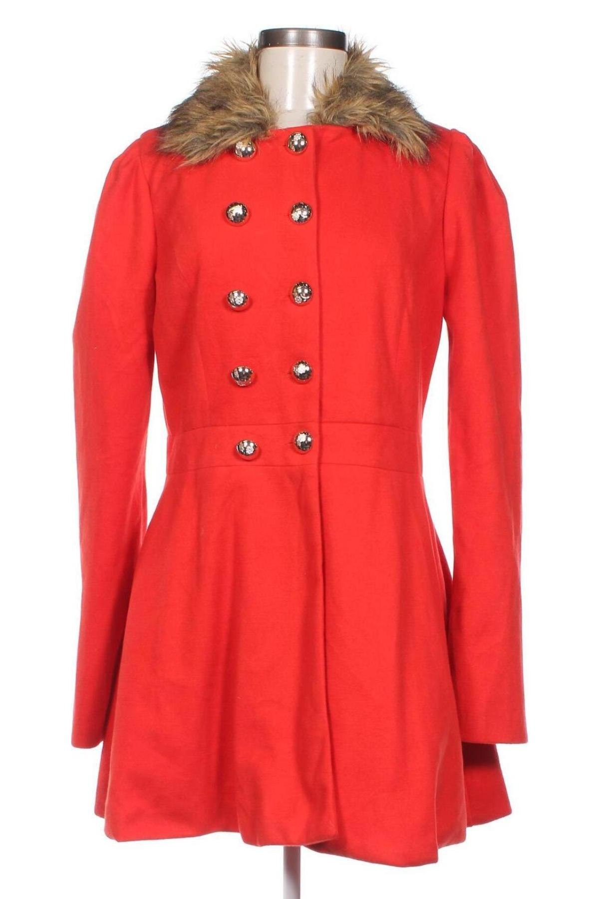 Dámský kabát , Velikost XL, Barva Červená, Cena  802,00 Kč