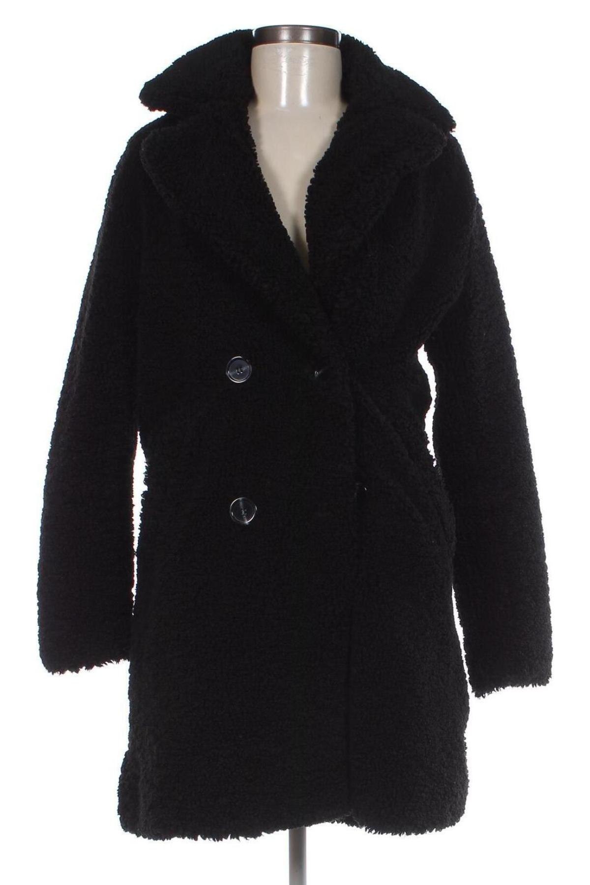 Dámsky kabát  Bershka, Veľkosť S, Farba Čierna, Cena  28,51 €