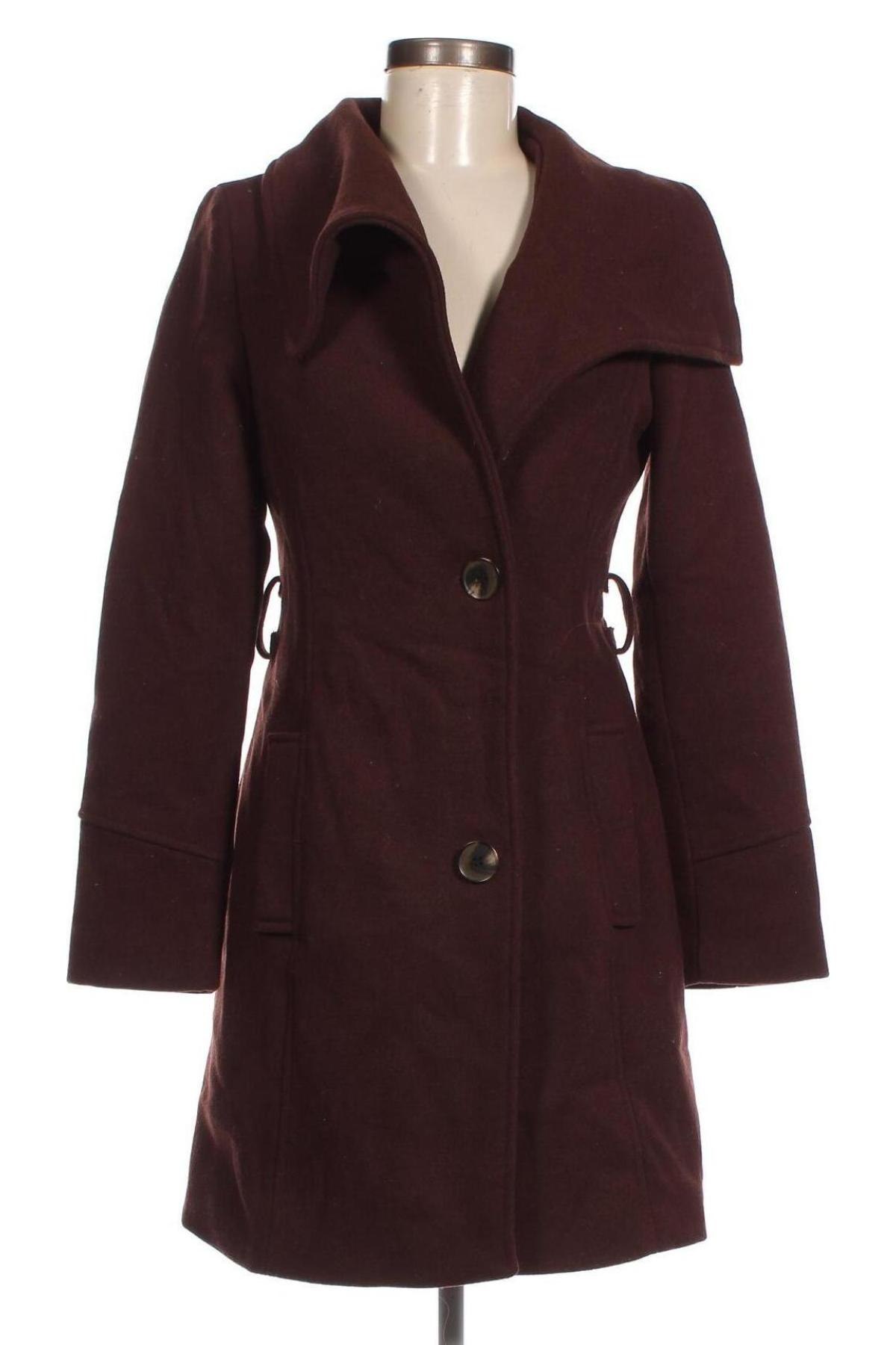 Γυναικείο παλτό Cache Cache, Μέγεθος S, Χρώμα Καφέ, Τιμή 56,39 €