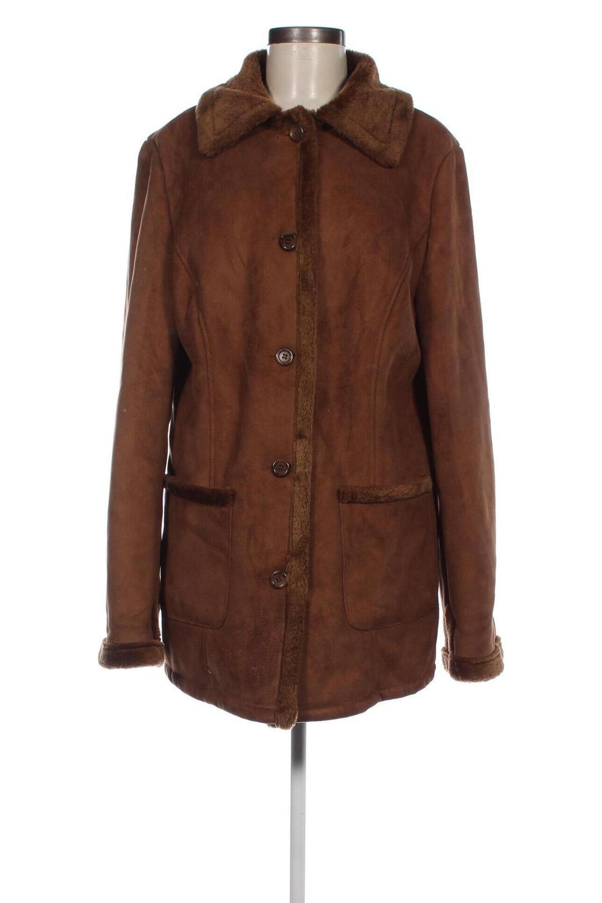 Γυναικείο παλτό Canda, Μέγεθος L, Χρώμα Καφέ, Τιμή 35,08 €