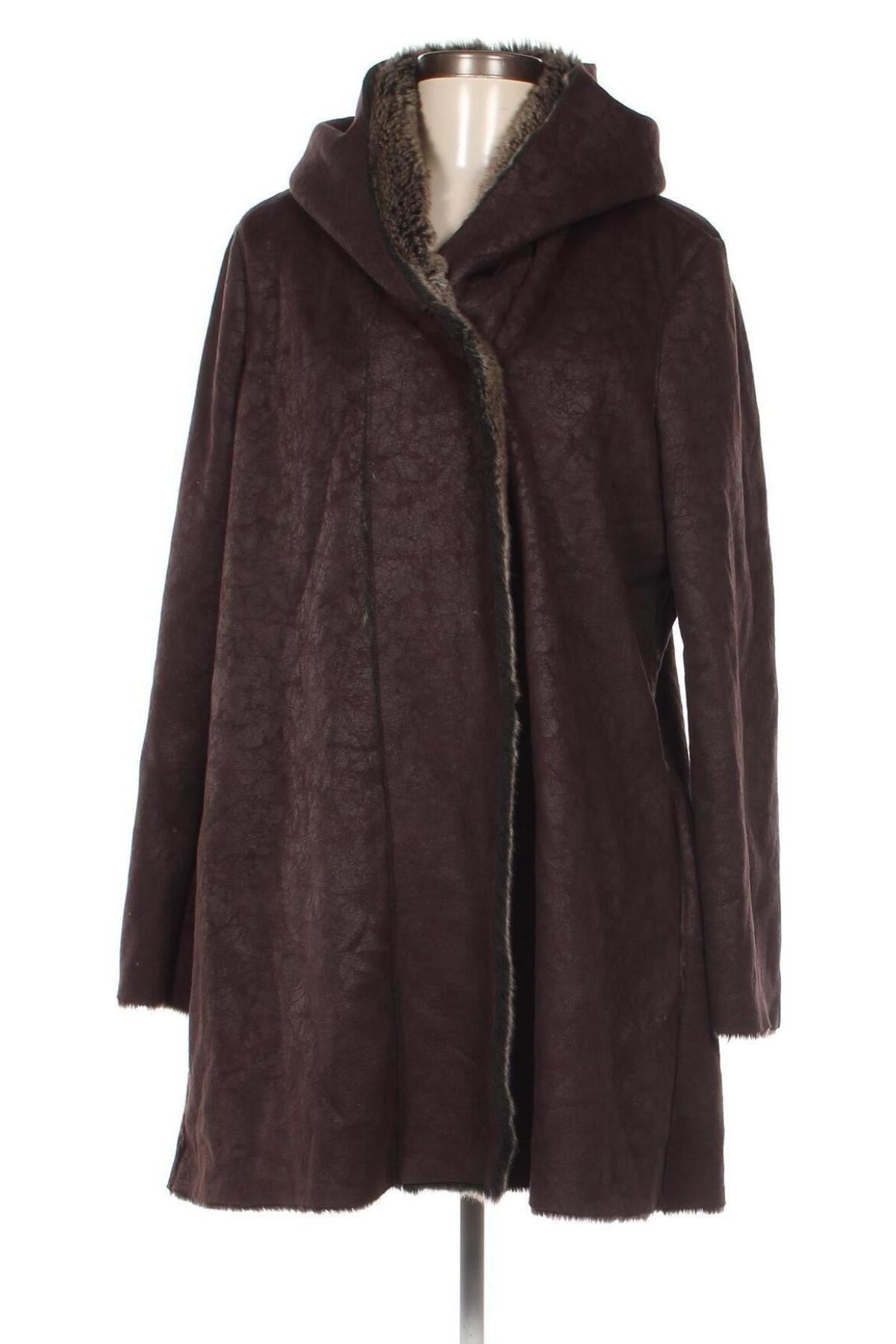 Palton de femei Cortefiel, Mărime XL, Culoare Maro, Preț 111,84 Lei