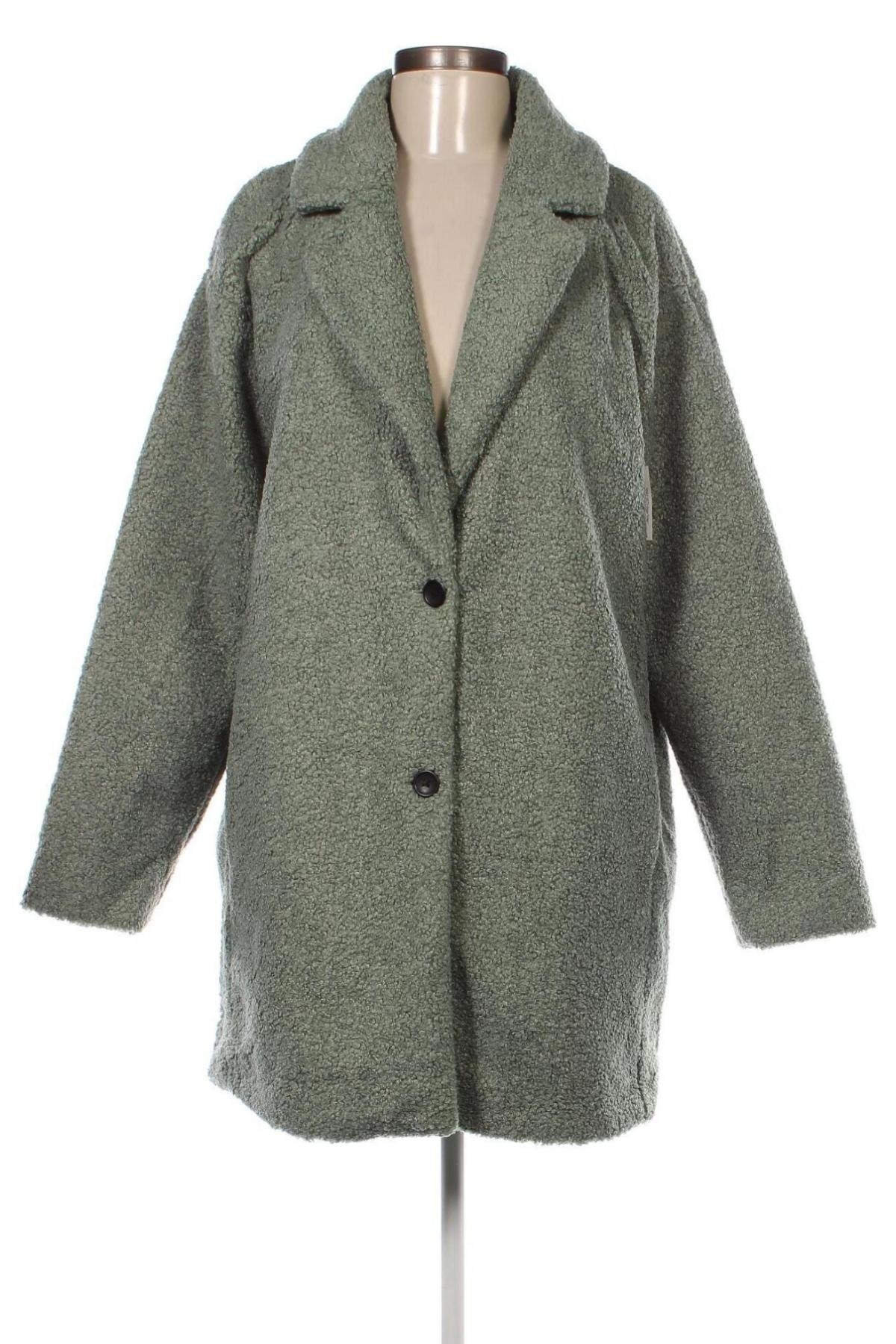 Γυναικείο παλτό Daily Ritual, Μέγεθος L, Χρώμα Πράσινο, Τιμή 37,24 €