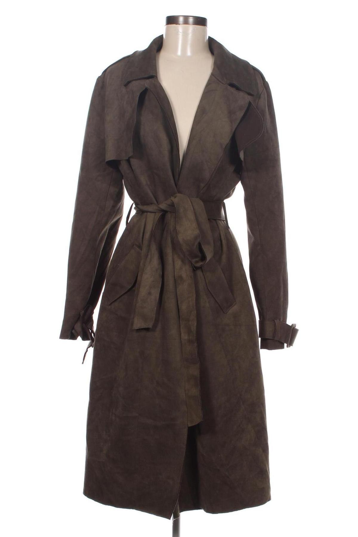 Дамско палто Decjuba, Размер L, Цвят Зелен, Цена 81,40 лв.