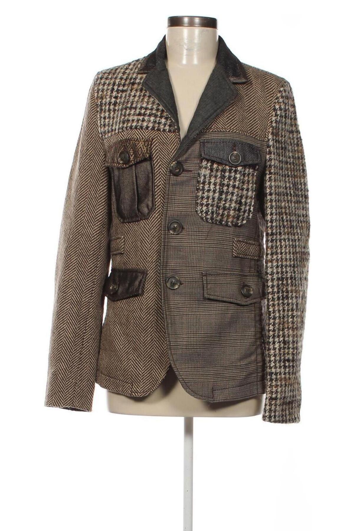 Γυναικείο παλτό Desigual, Μέγεθος XXL, Χρώμα Πολύχρωμο, Τιμή 38,35 €