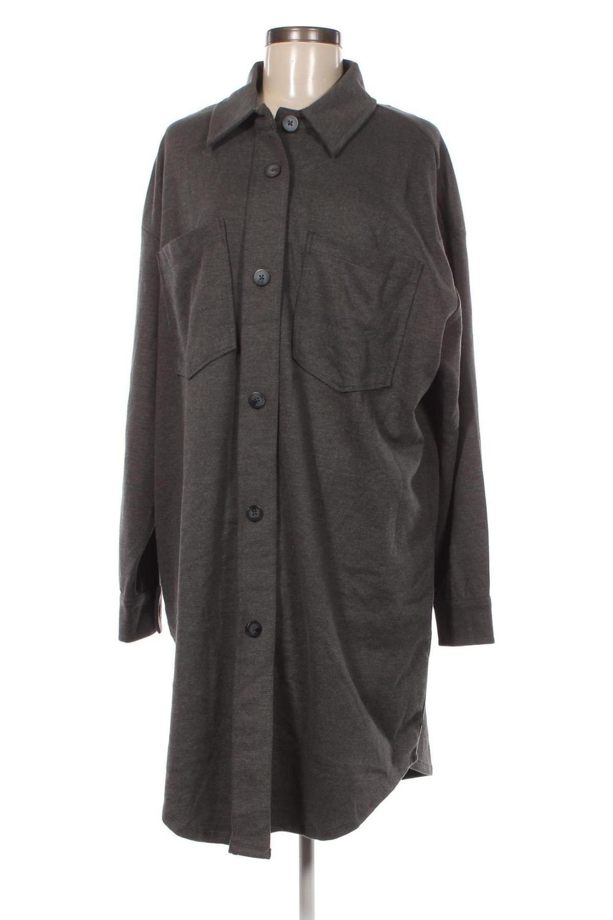 Дамско палто Edc By Esprit, Размер L, Цвят Сив, Цена 8,40 лв.