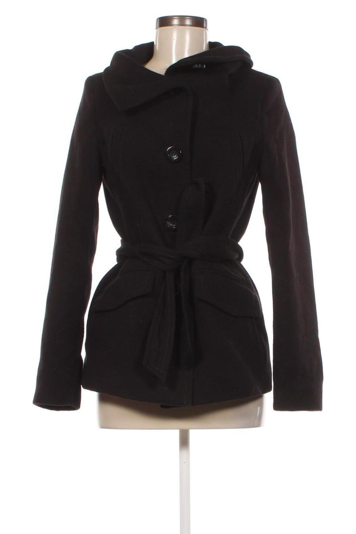 Дамско палто Esprit, Размер S, Цвят Черен, Цена 42,00 лв.