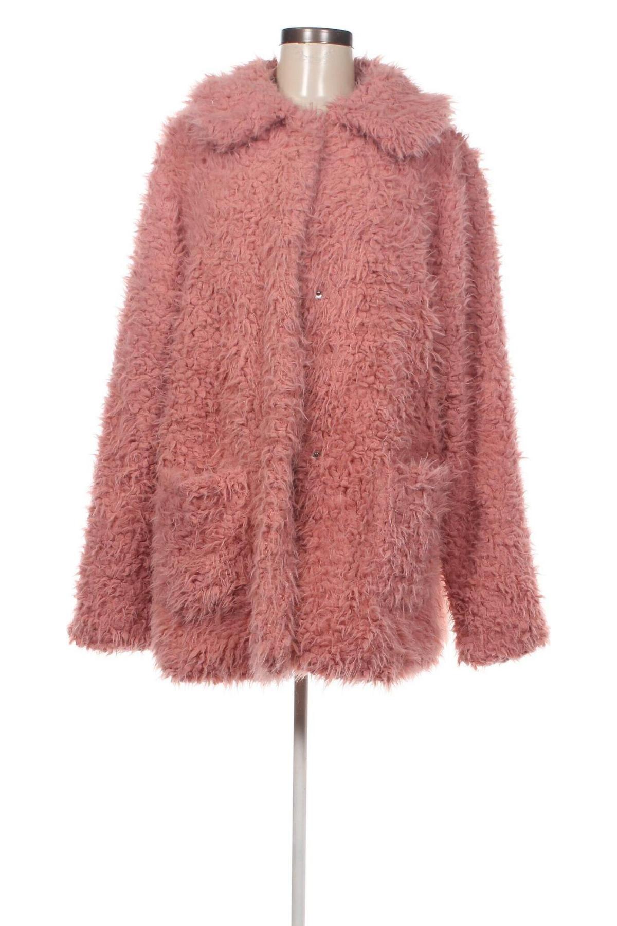 Дамско палто Forever 21, Размер XXL, Цвят Розов, Цена 27,50 лв.