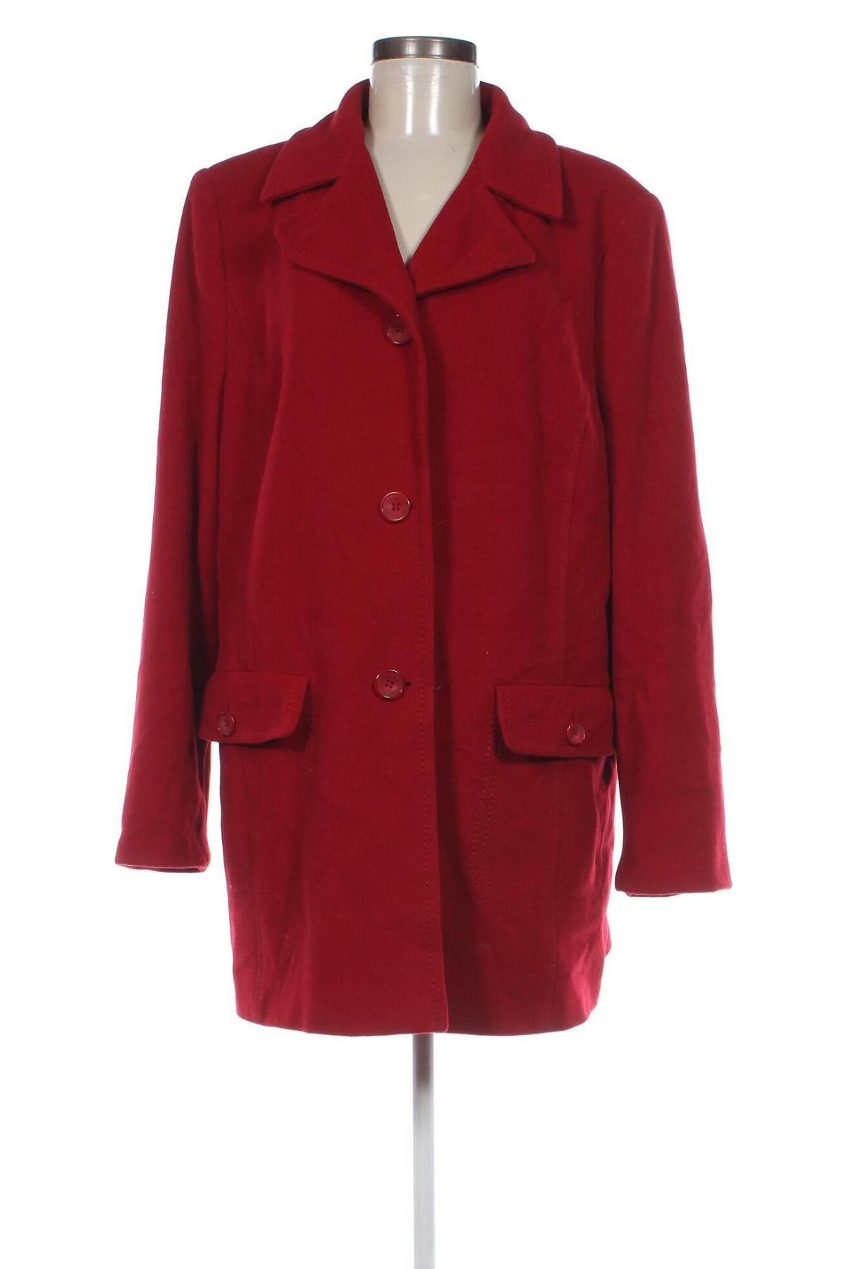 Γυναικείο παλτό Gerry Weber, Μέγεθος XL, Χρώμα Κόκκινο, Τιμή 33,71 €