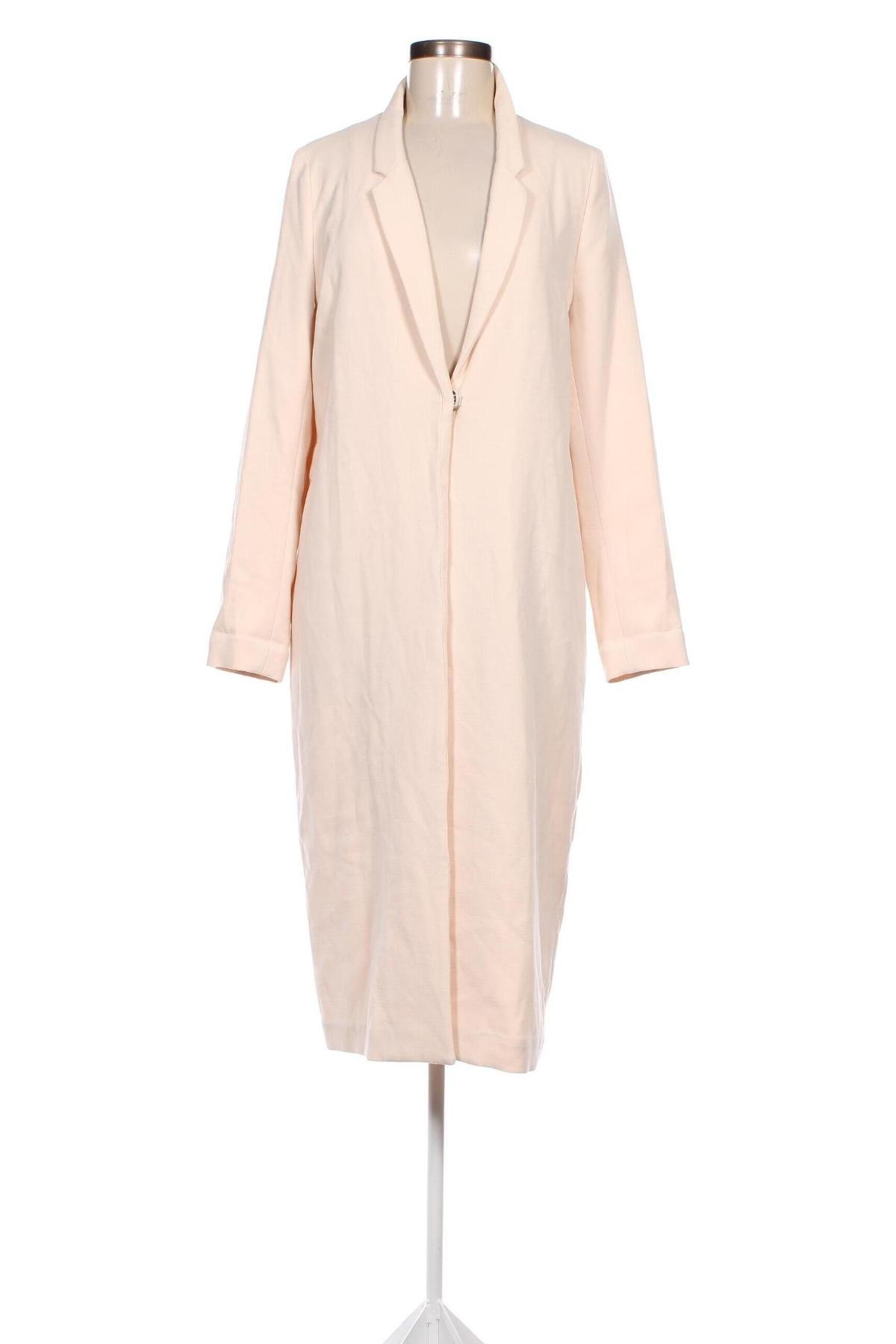 Дамско палто Gina Tricot, Размер S, Цвят Бежов, Цена 31,10 лв.