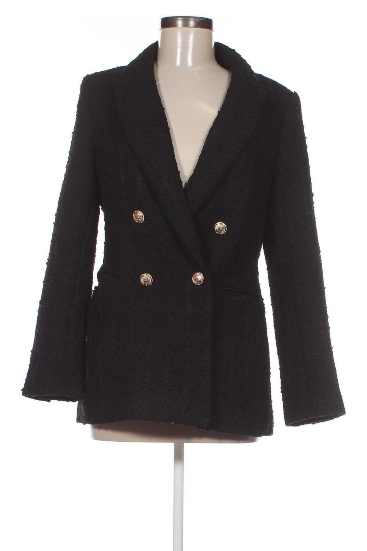 Dámský kabát  H&M, Velikost S, Barva Černá, Cena  1 354,00 Kč