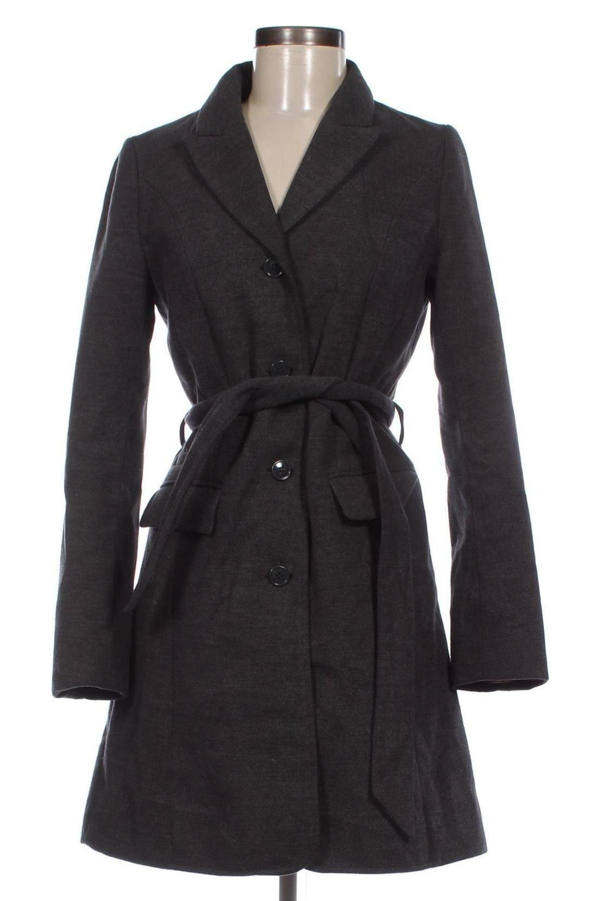 Palton de femei H&M, Mărime M, Culoare Gri, Preț 197,10 Lei