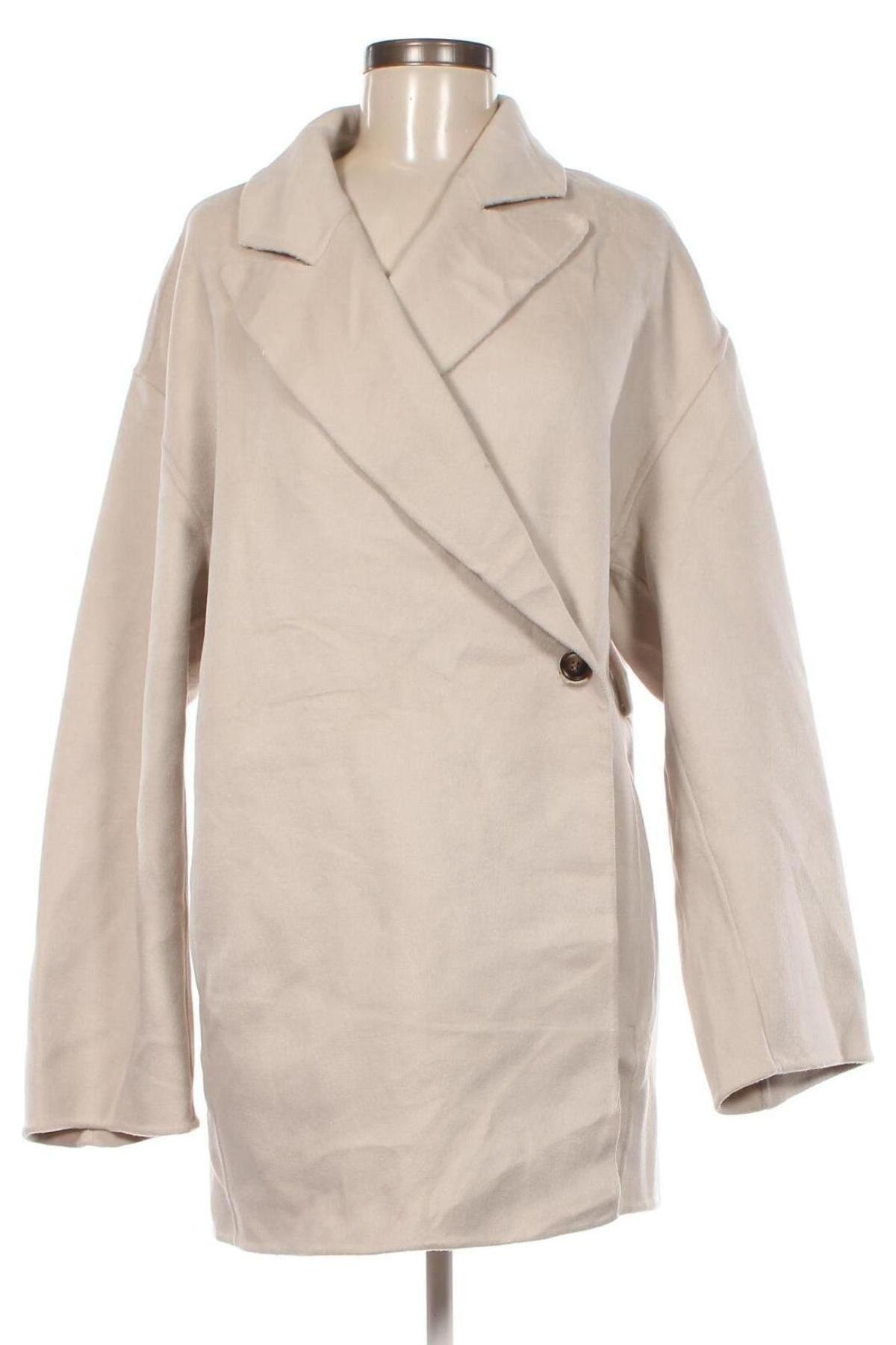 Dámský kabát  H&M, Velikost M, Barva Béžová, Cena  802,00 Kč