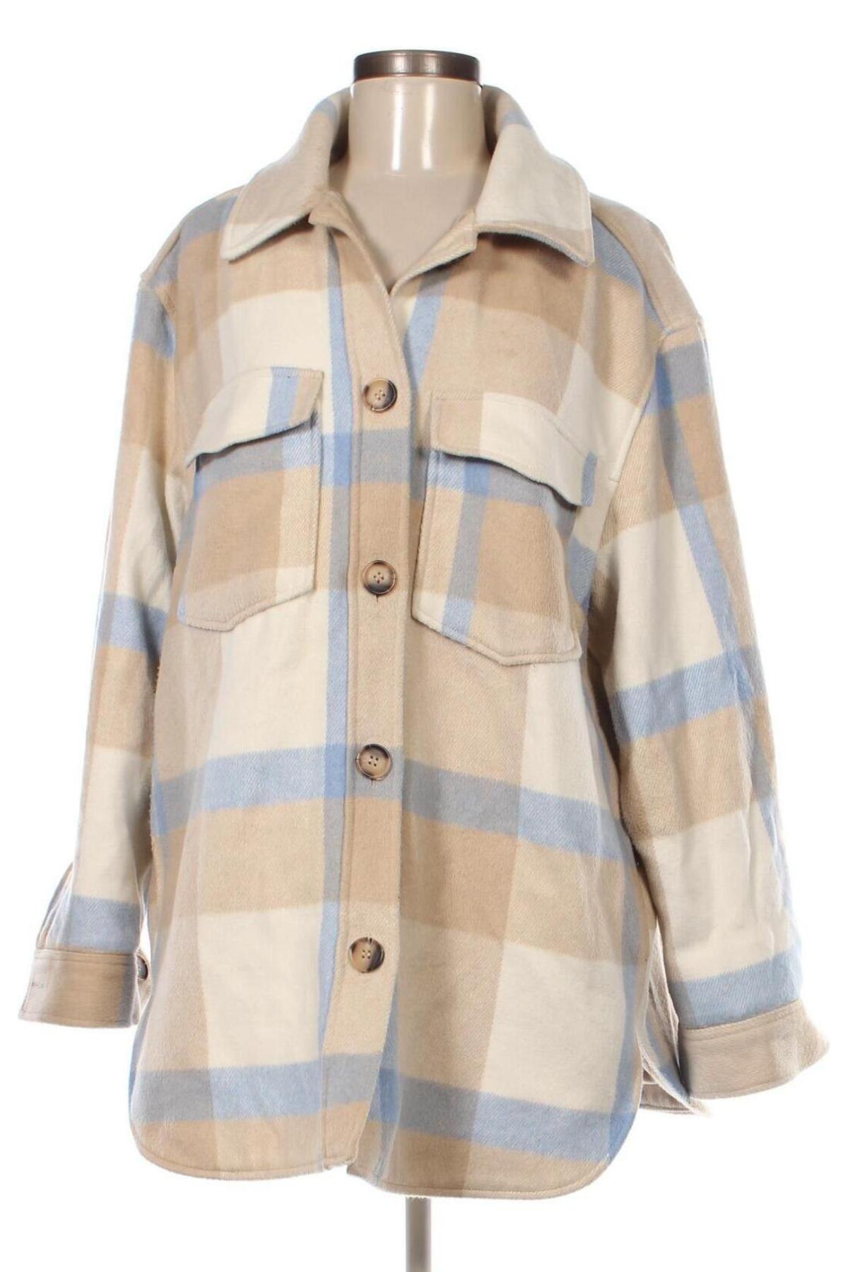 Дамско палто H&M, Размер L, Цвят Многоцветен, Цена 53,50 лв.