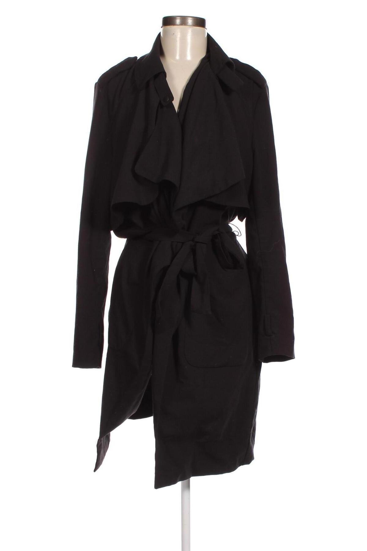 Γυναικείο παλτό H&M, Μέγεθος M, Χρώμα Μαύρο, Τιμή 17,82 €