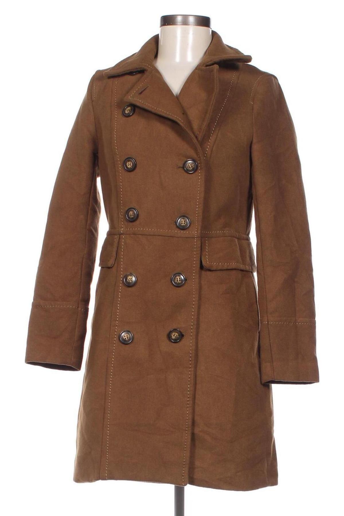 Palton de femei H&M, Mărime S, Culoare Bej, Preț 197,10 Lei