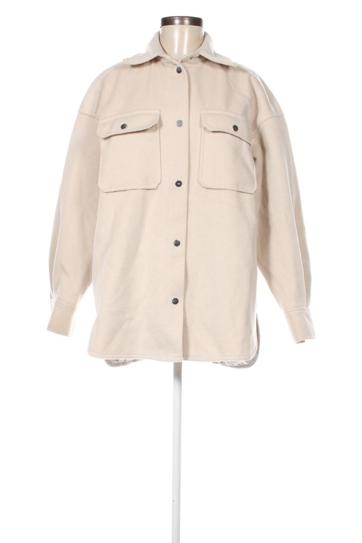 Palton de femei H&M, Mărime S, Culoare Ecru, Preț 207,66 Lei