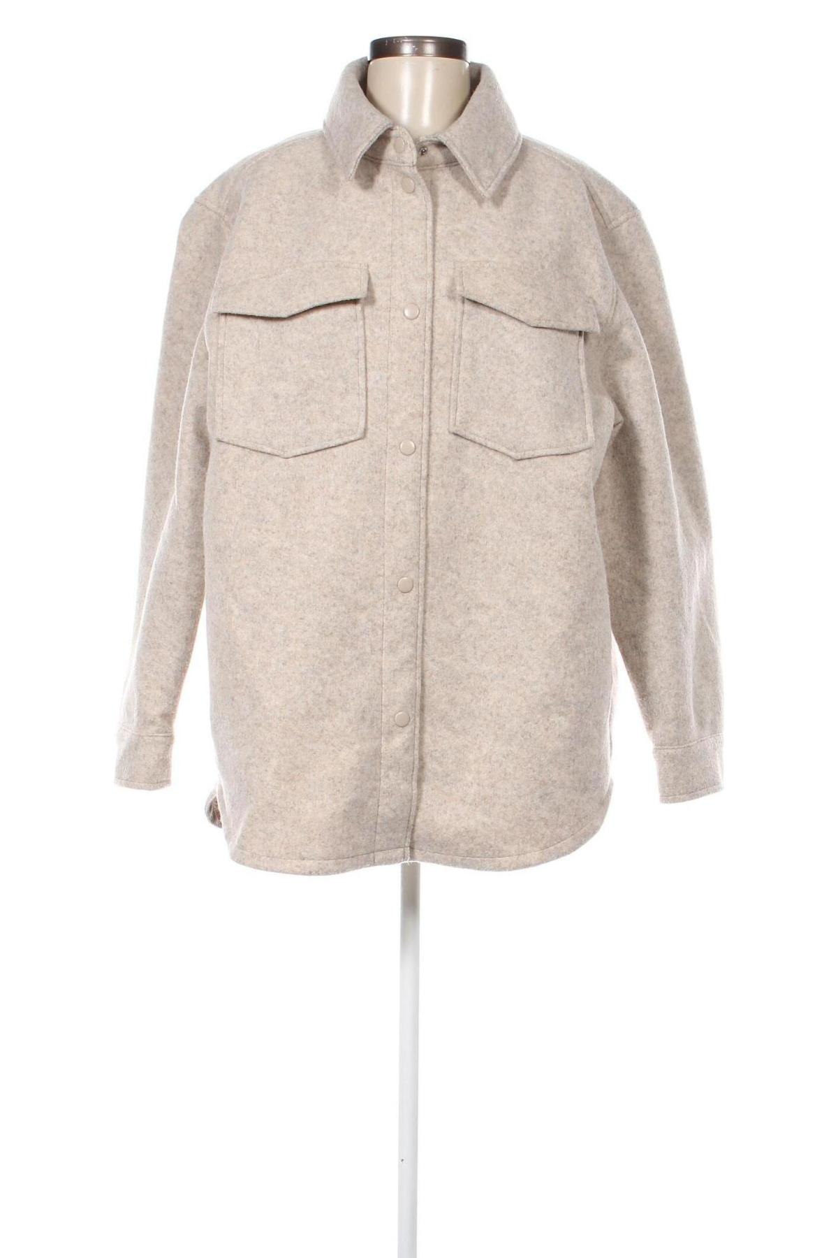 Γυναικείο παλτό H&M, Μέγεθος L, Χρώμα Εκρού, Τιμή 35,08 €